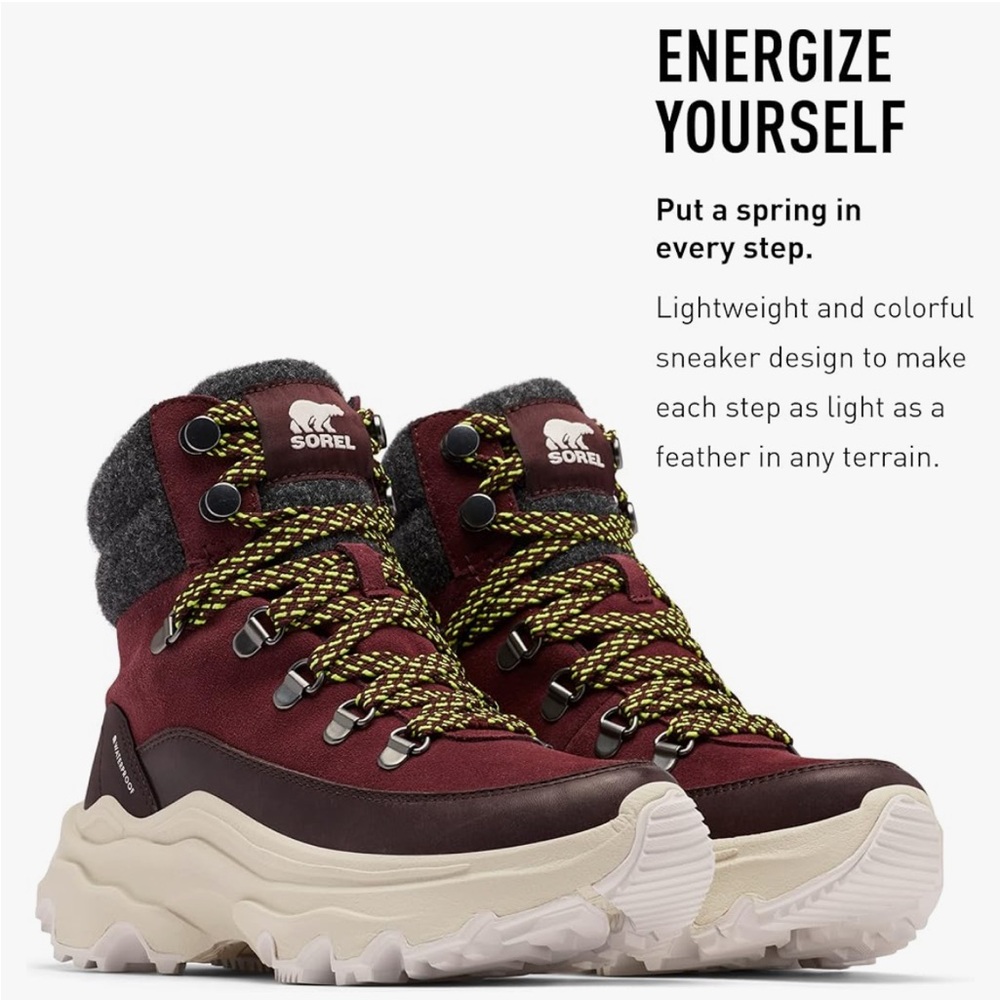 NEW Sorel Women's Kinetic Breakthru Conquest Waterproof Boot